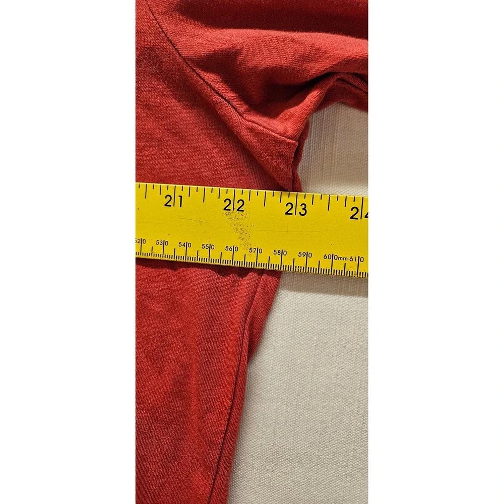 Polo Ralph Lauren Mens Red Long Sleeve Hooded T-Shirt Pony Logo Size Large